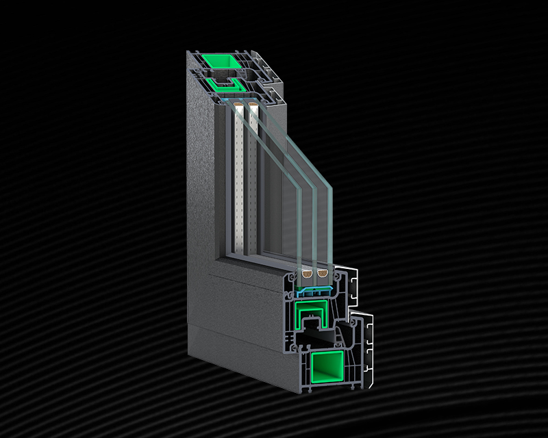 ES81MD+外扣鋁節能窗